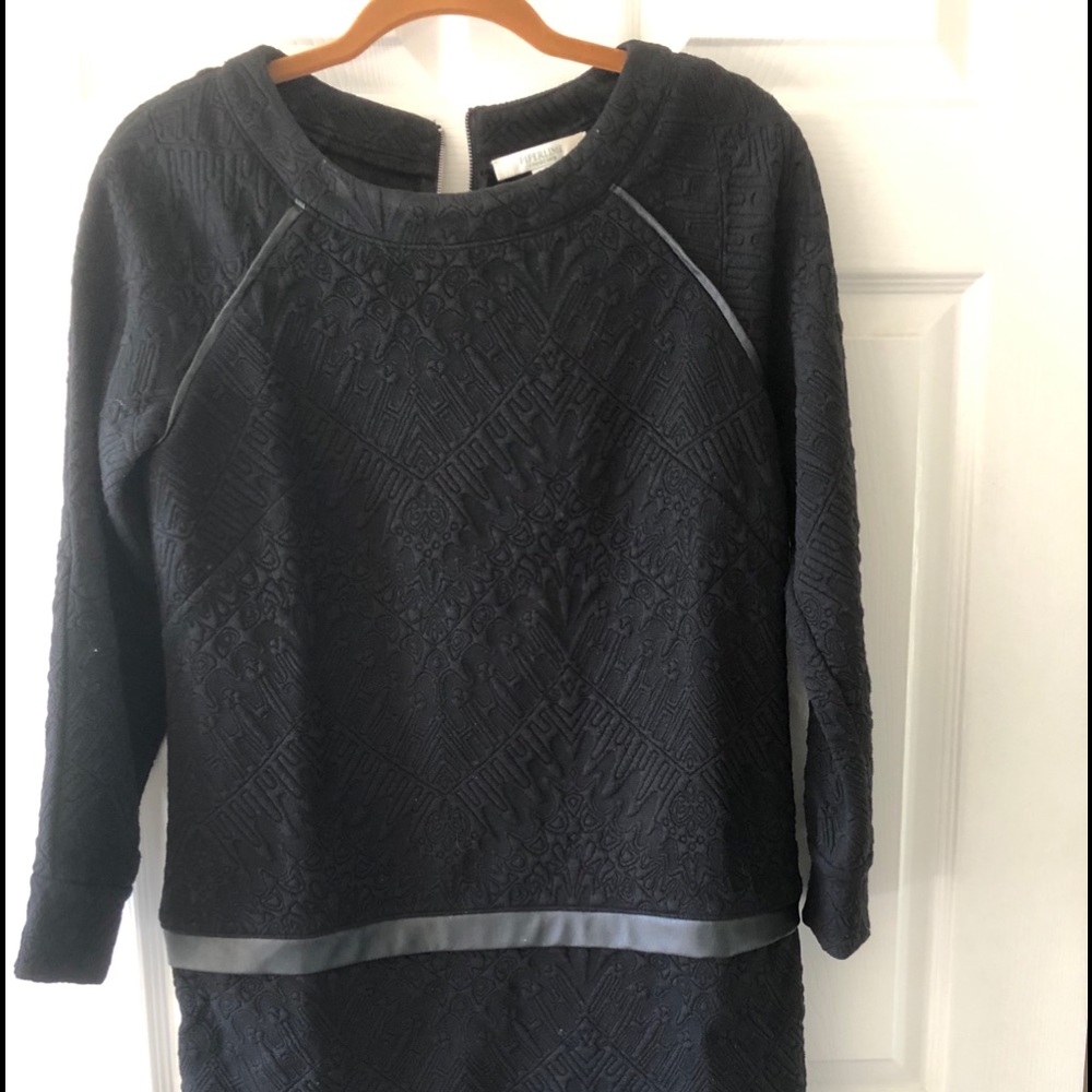 Black shift dress